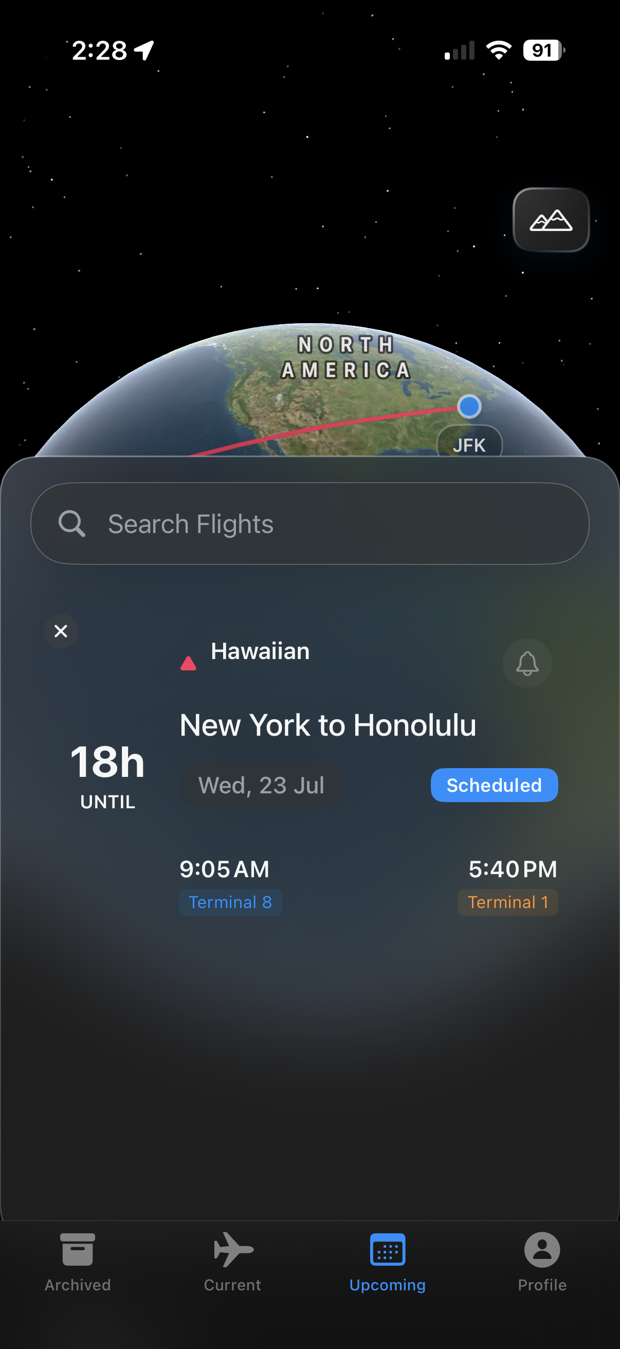 Flight Agent App Screenshot